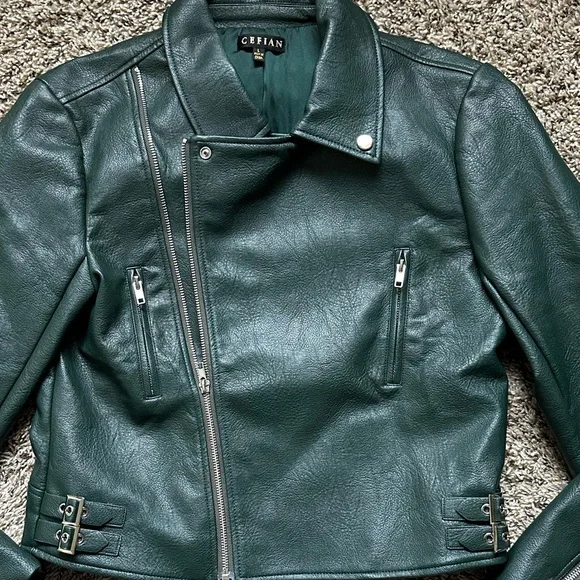 Faux Leather Moto Jacket - Picture 2 of 5